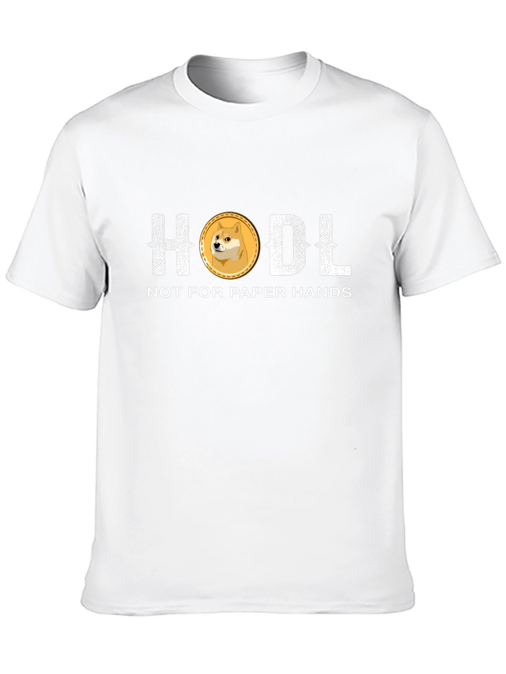 HODL Crypto Doge Coin Black T-Shirt
