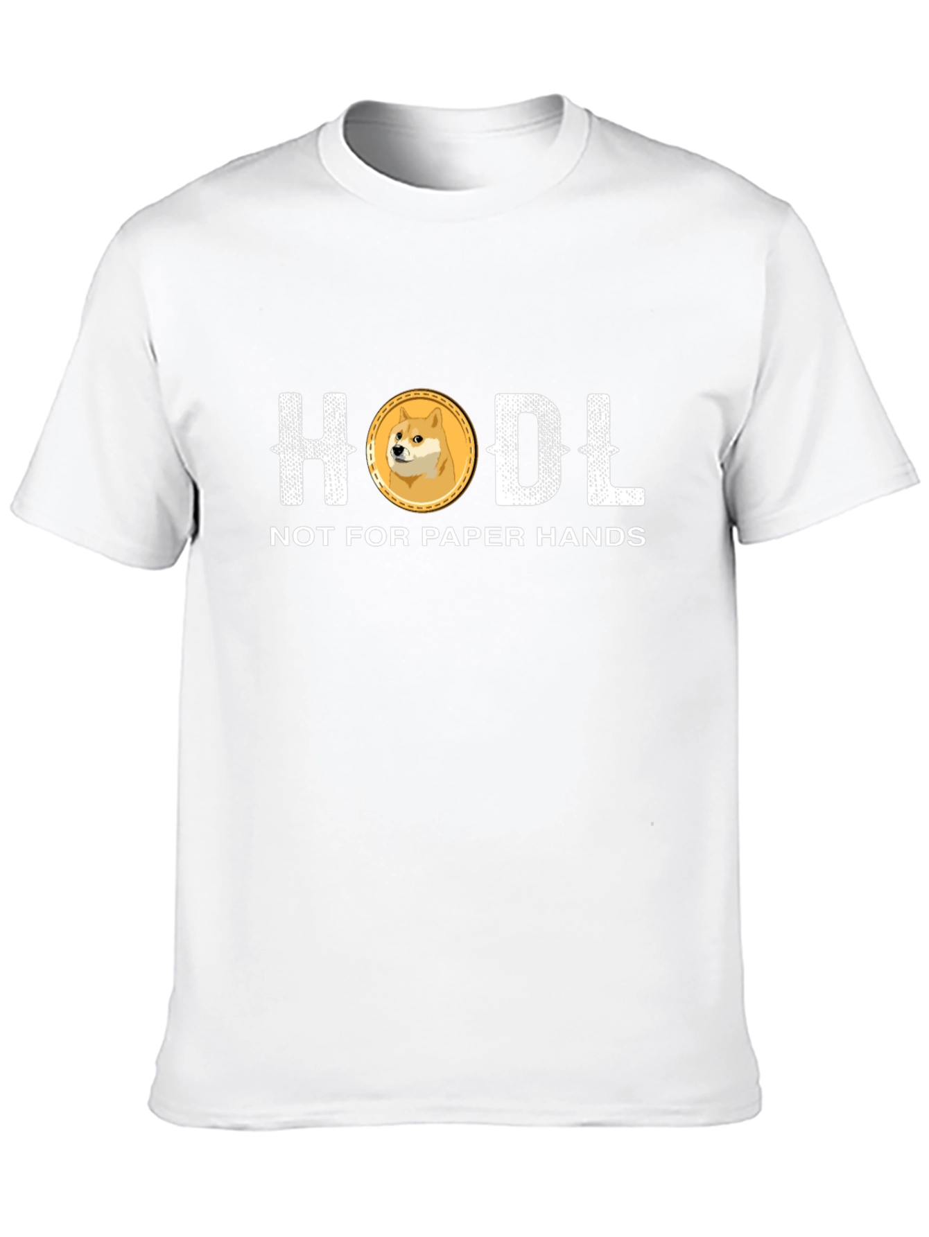 HODL Crypto Doge Coin Black T-Shirt
