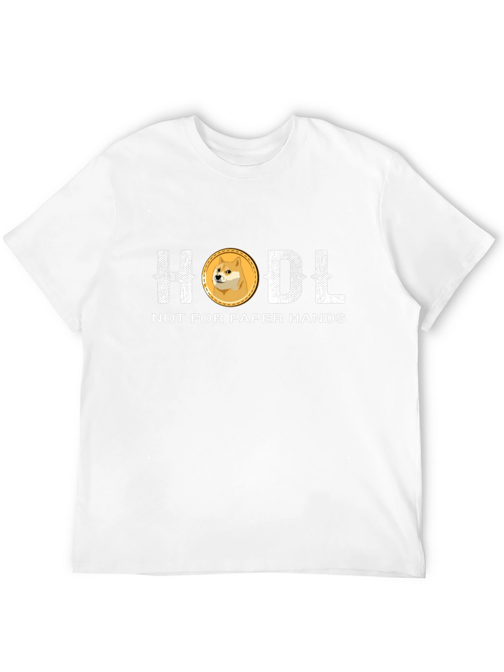 HODL Crypto Doge Coin Black T-Shirt