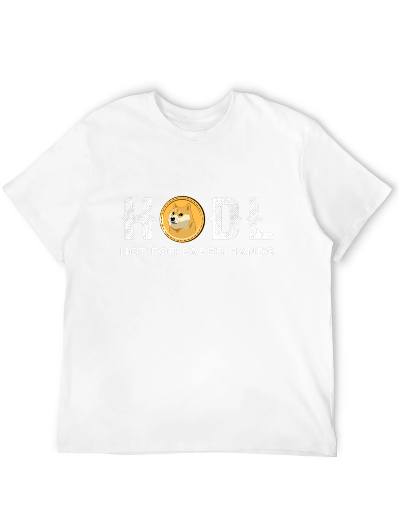 HODL Crypto Doge Coin Black T-Shirt