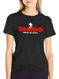 Tango Makes Me Happy Black T-Shirt