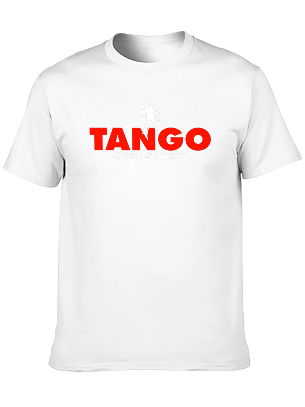 Tango Makes Me Happy Black T-Shirt