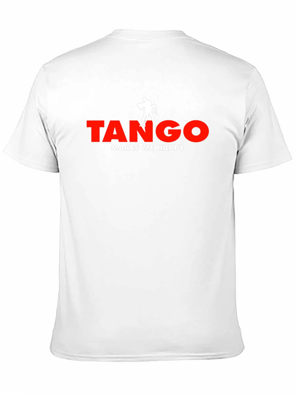 Tango Makes Me Happy Black T-Shirt