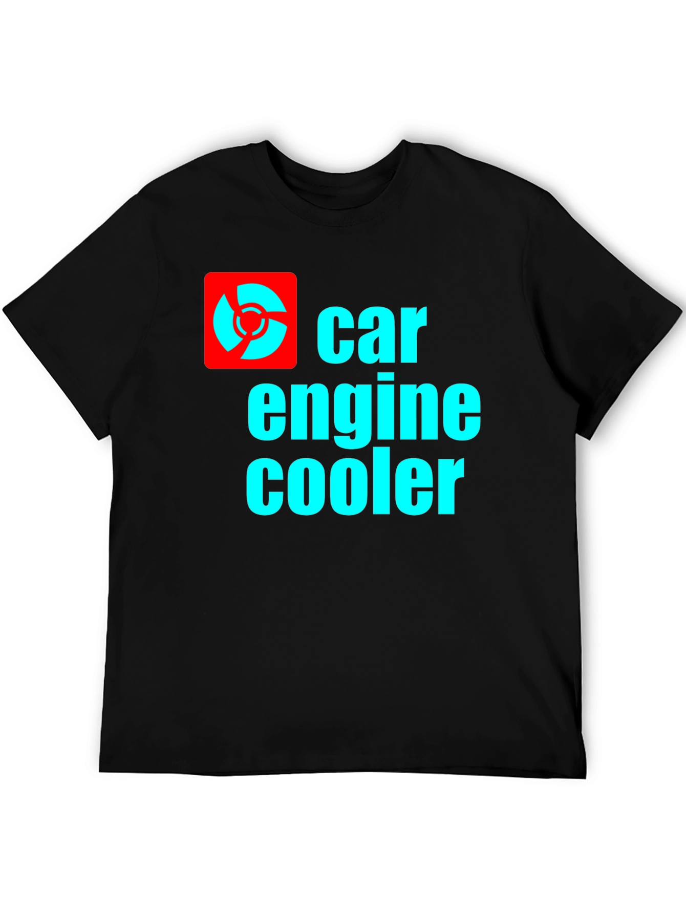 Car Engine Cooler T-Shirt - Black