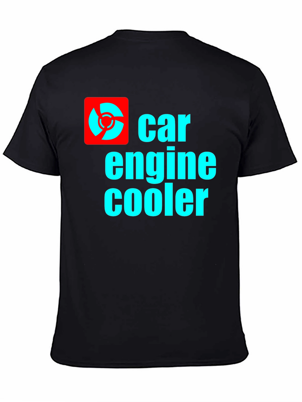 Car Engine Cooler T-Shirt - Black