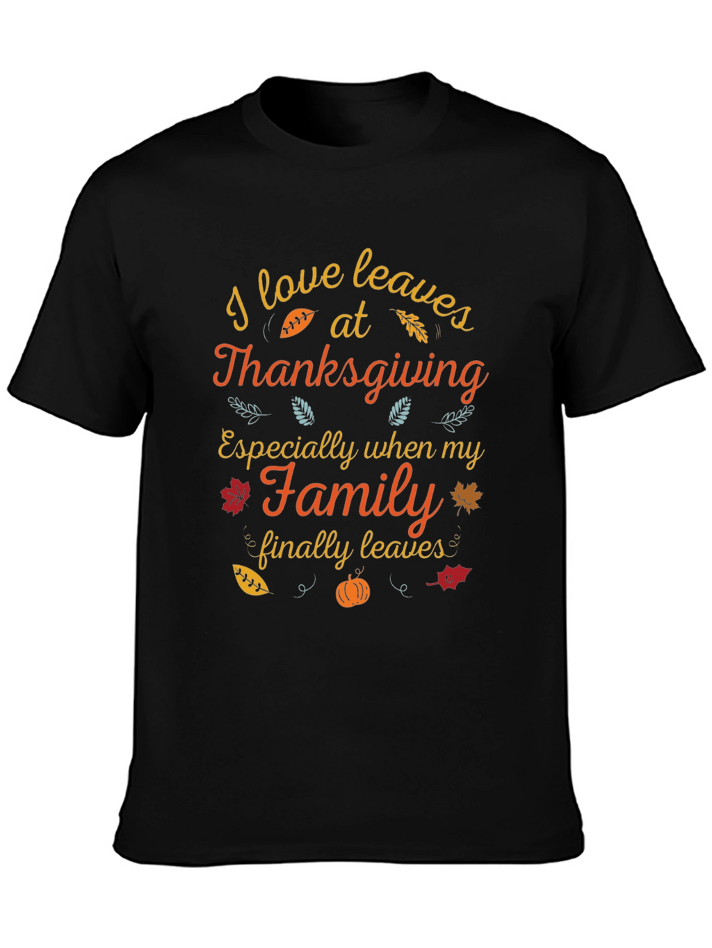 Thanksgiving Leaves Graphic Tee