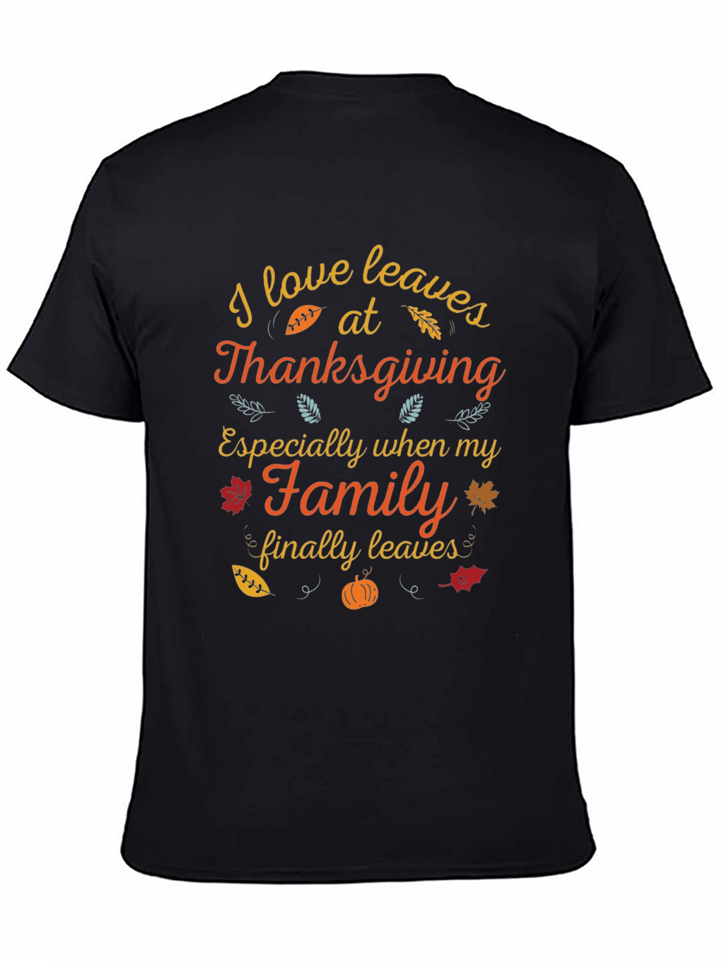Thanksgiving Leaves Graphic Tee