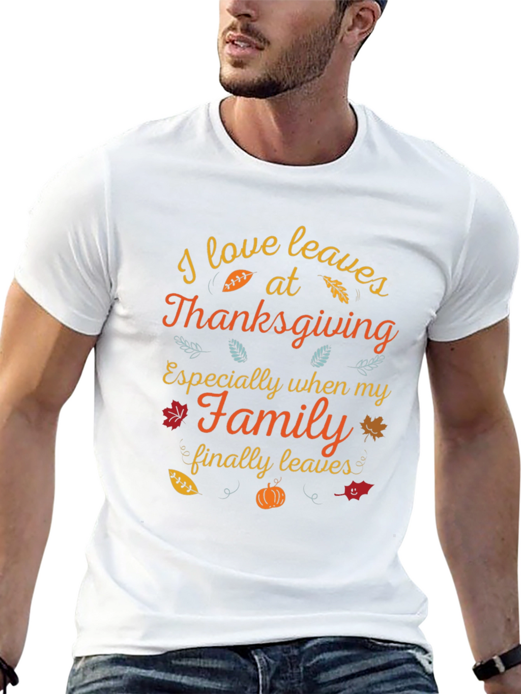 Thanksgiving Leaves Graphic Tee