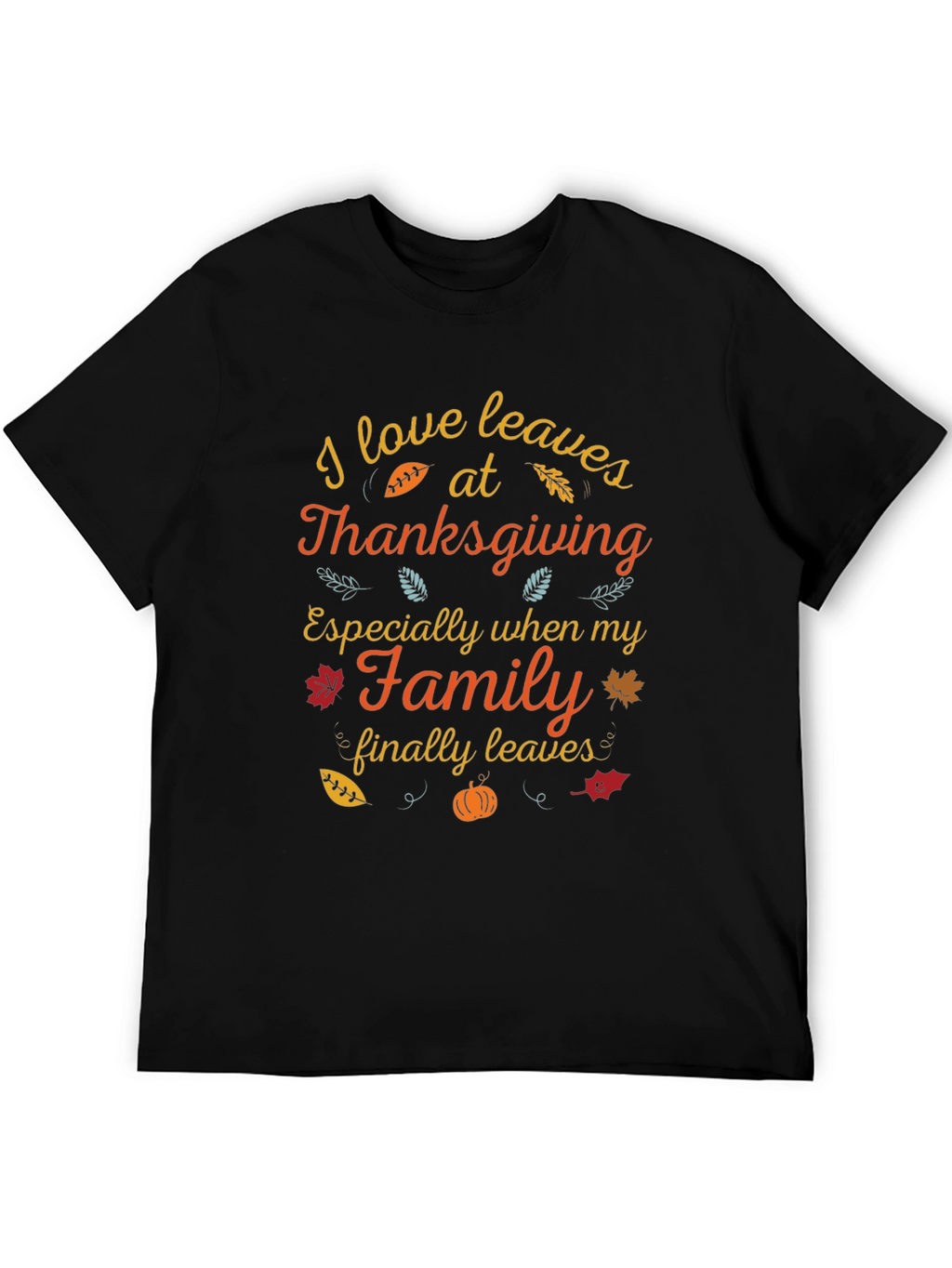 Thanksgiving Leaves Graphic Tee