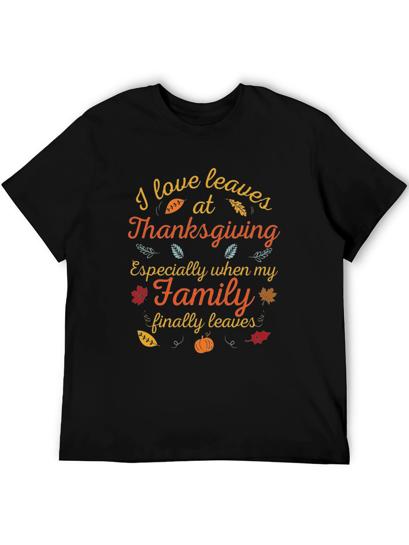 Thanksgiving Leaves Graphic Tee