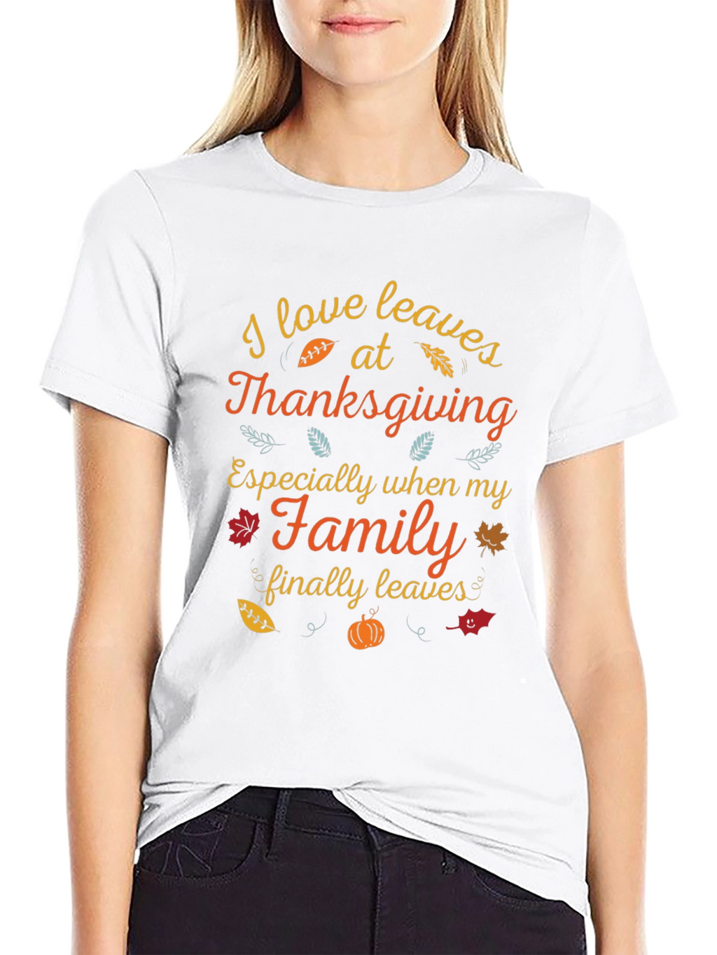 Thanksgiving Leaves Graphic Tee