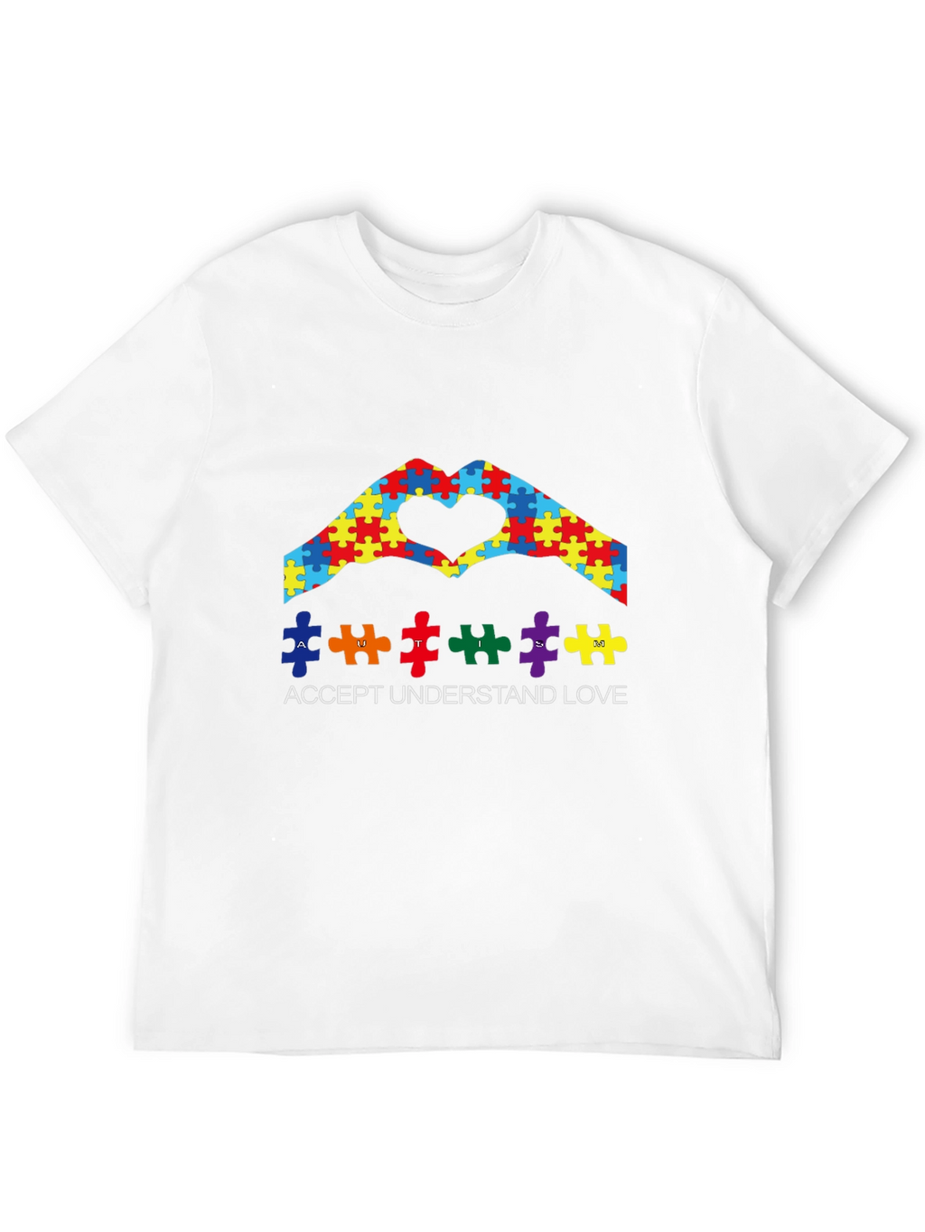 Autism Awareness Puzzle Heart T-Shirt