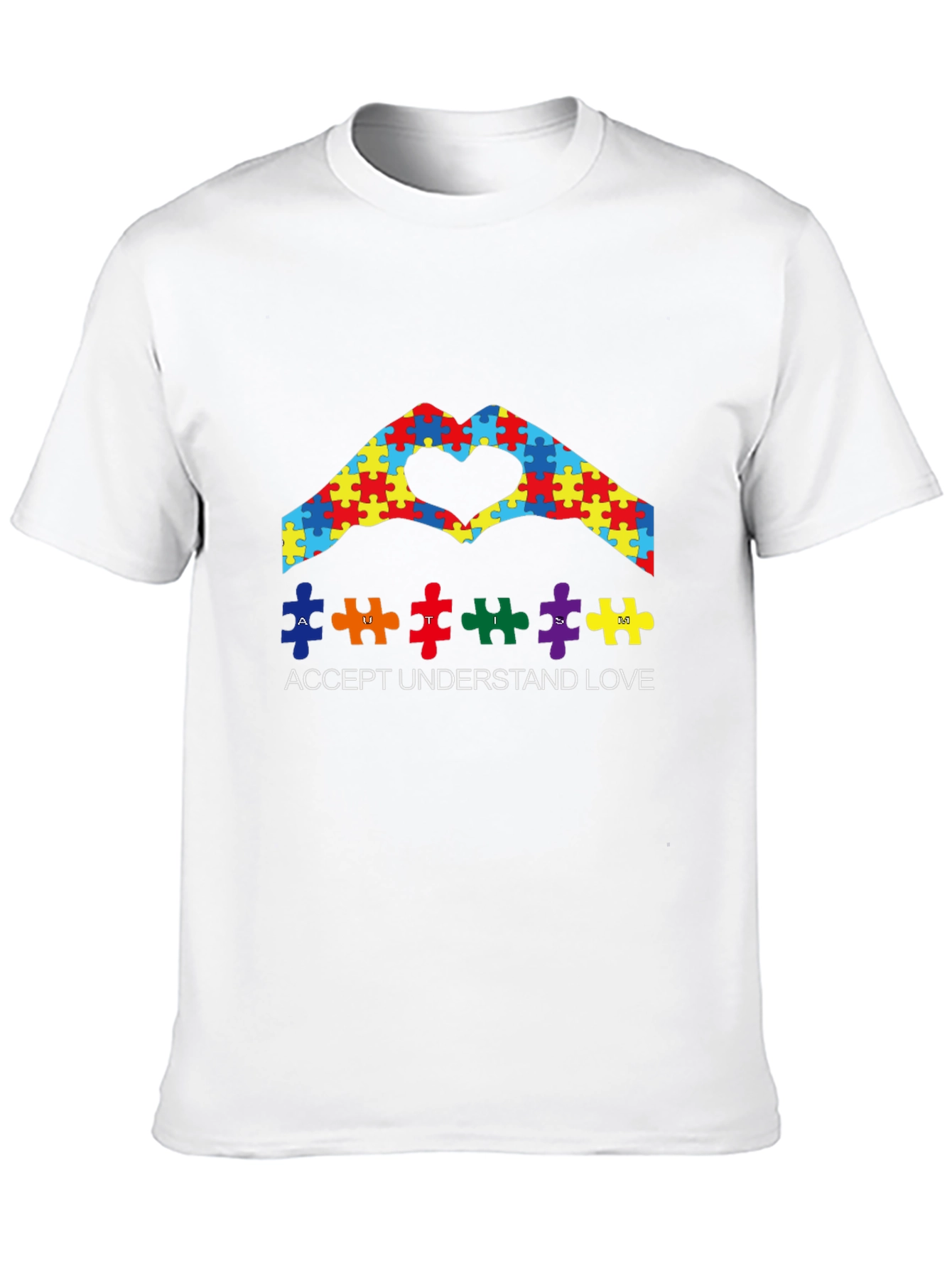 Autism Awareness Puzzle Heart T-Shirt