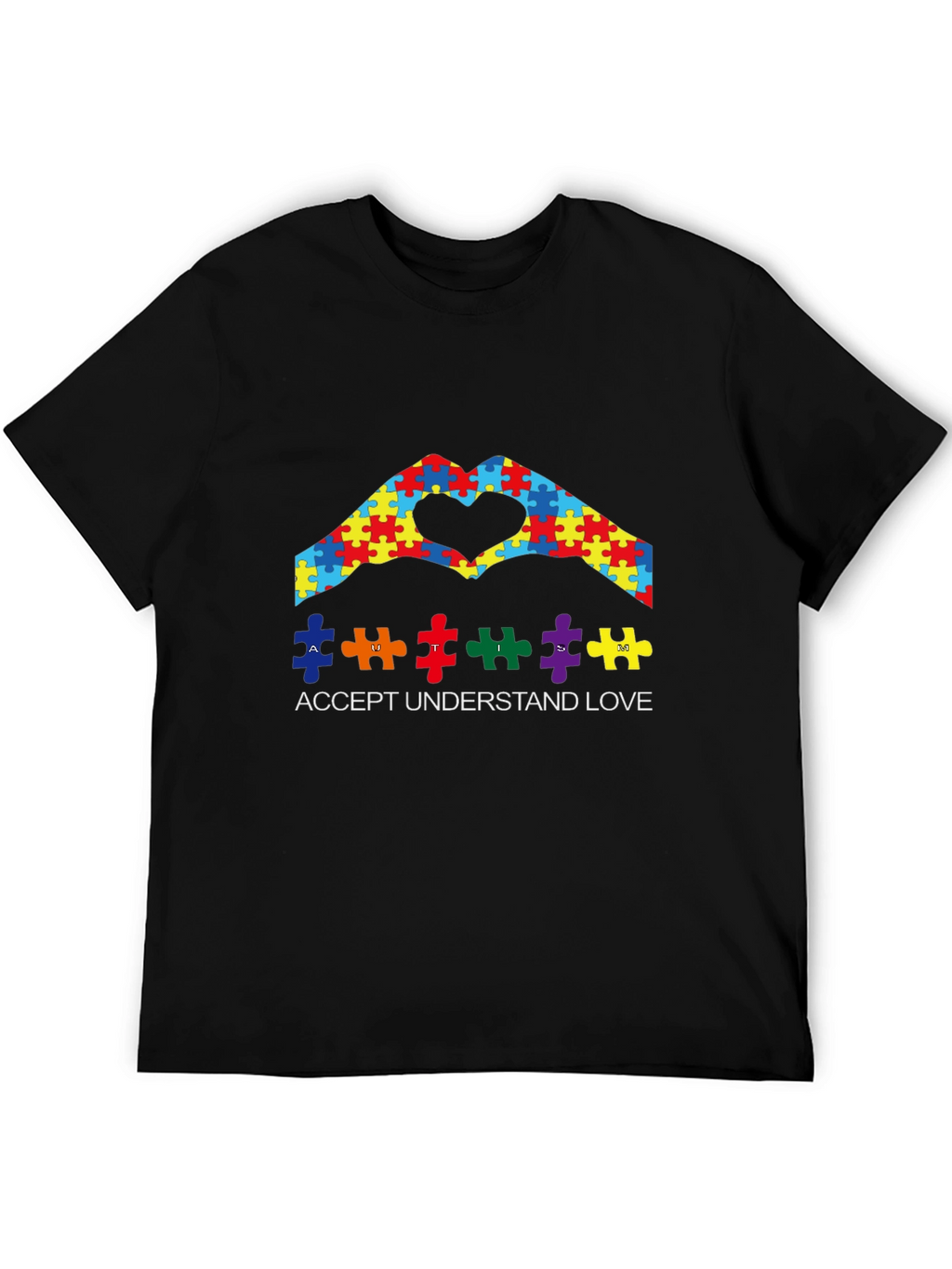 Autism Awareness Puzzle Heart T-Shirt