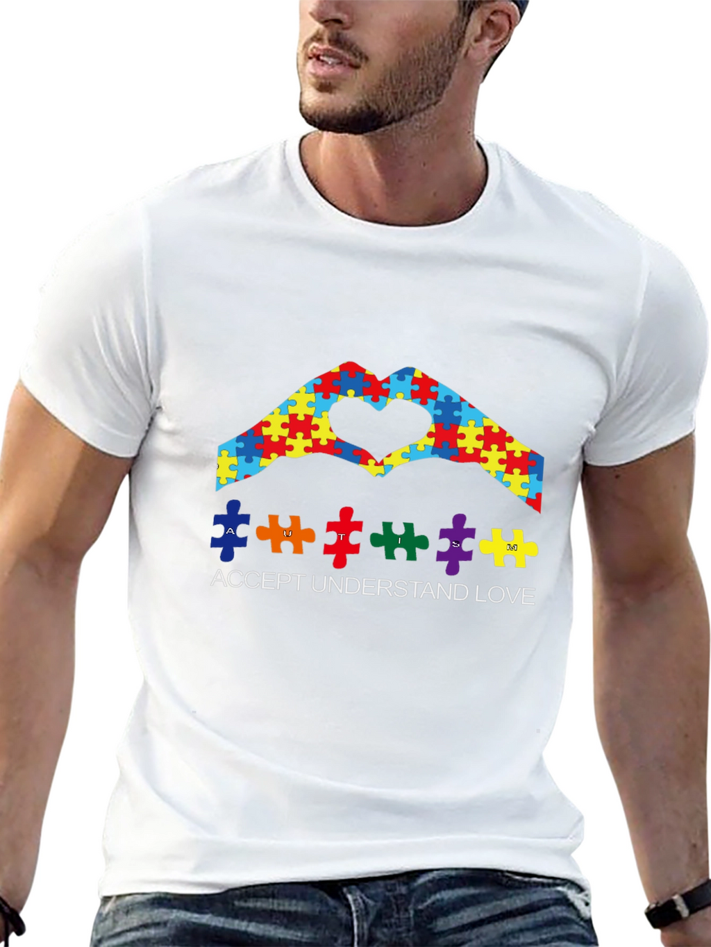 Autism Awareness Puzzle Heart T-Shirt