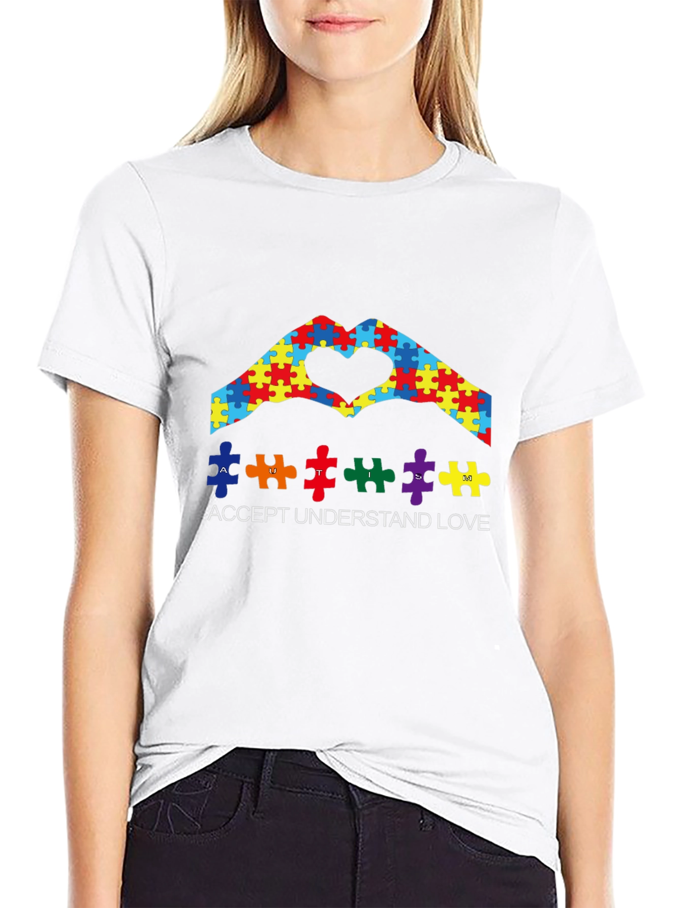 Autism Awareness Puzzle Heart T-Shirt