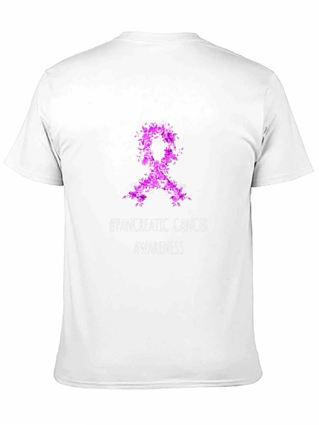 Pancreatic Cancer Awareness T-Shirt Ribbon Design