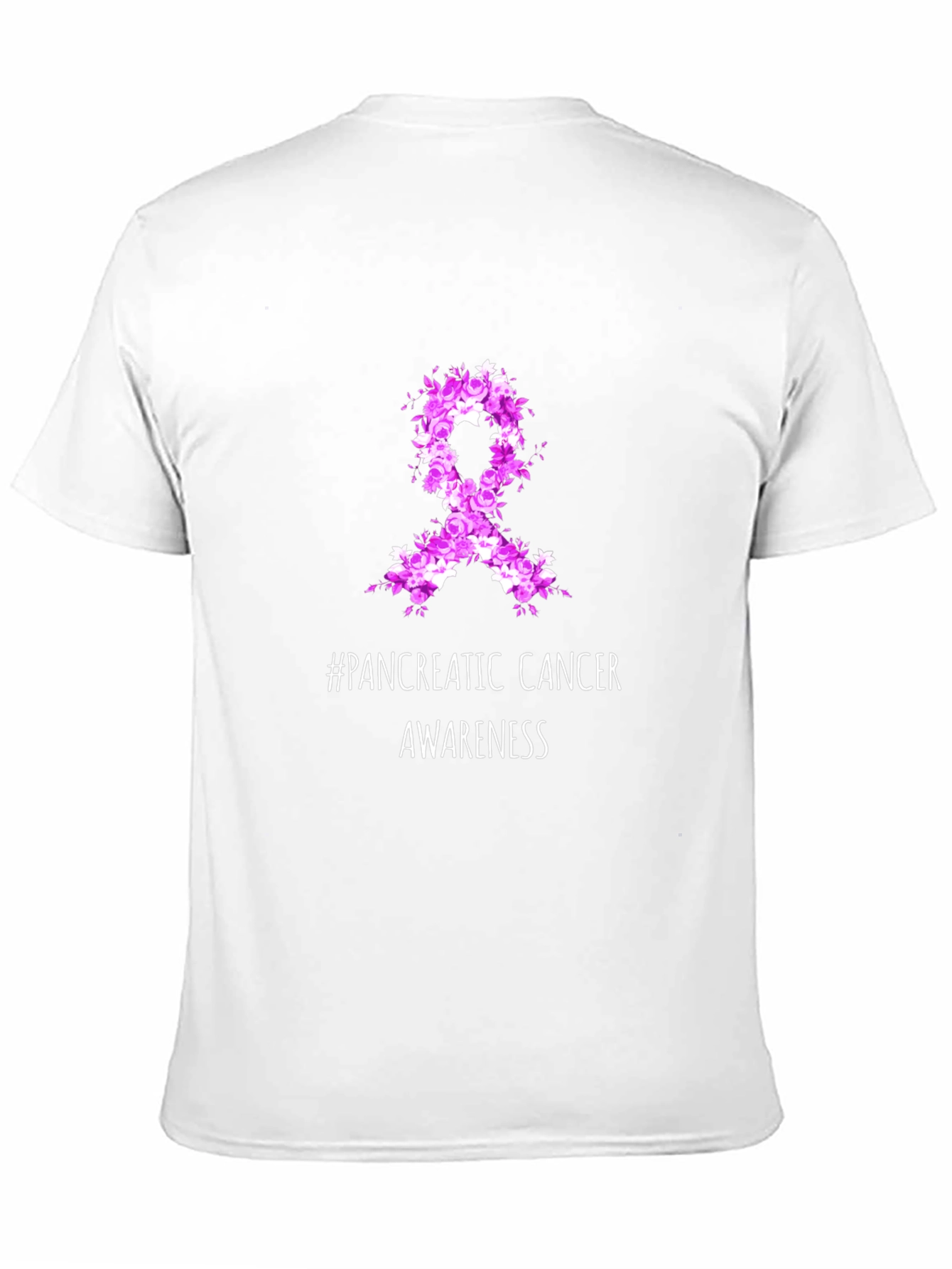Pancreatic Cancer Awareness T-Shirt Ribbon Design
