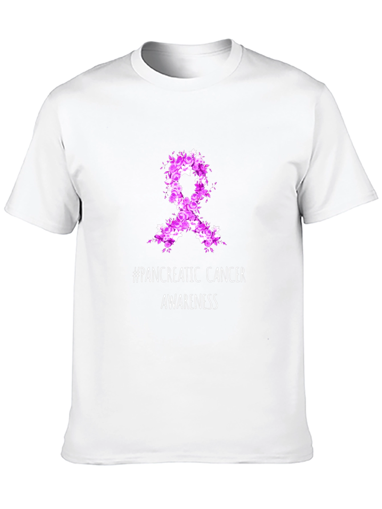 Pancreatic Cancer Awareness T-Shirt Ribbon Design