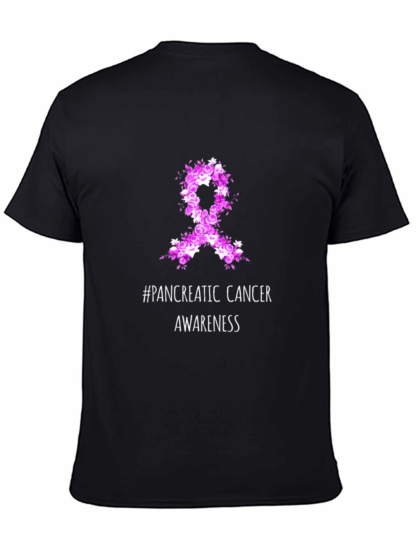 Pancreatic Cancer Awareness T-Shirt Ribbon Design
