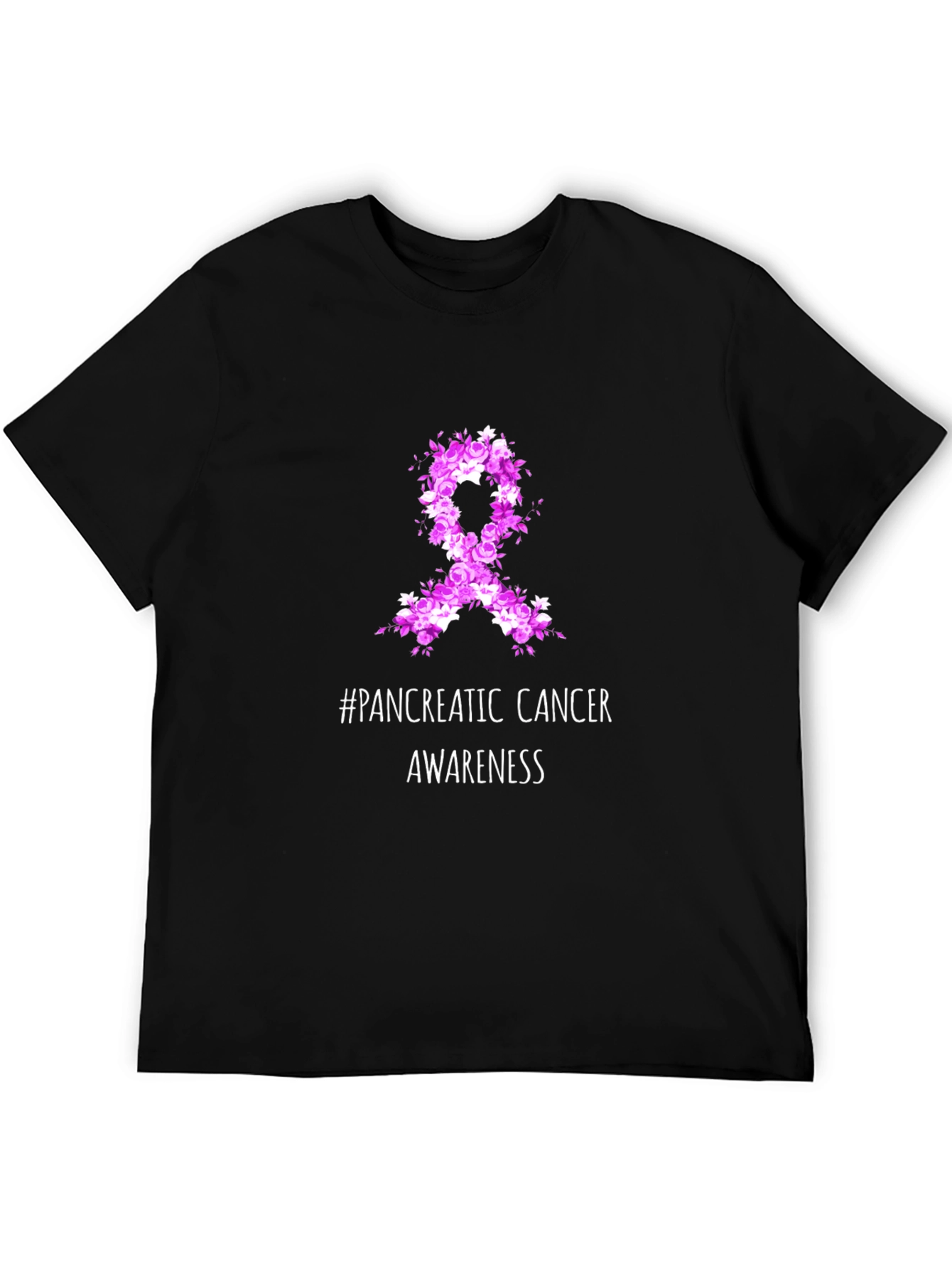 Pancreatic Cancer Awareness T-Shirt Ribbon Design