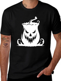 Spooky Pumpkin Graphic Tee - Halloween T-Shirt