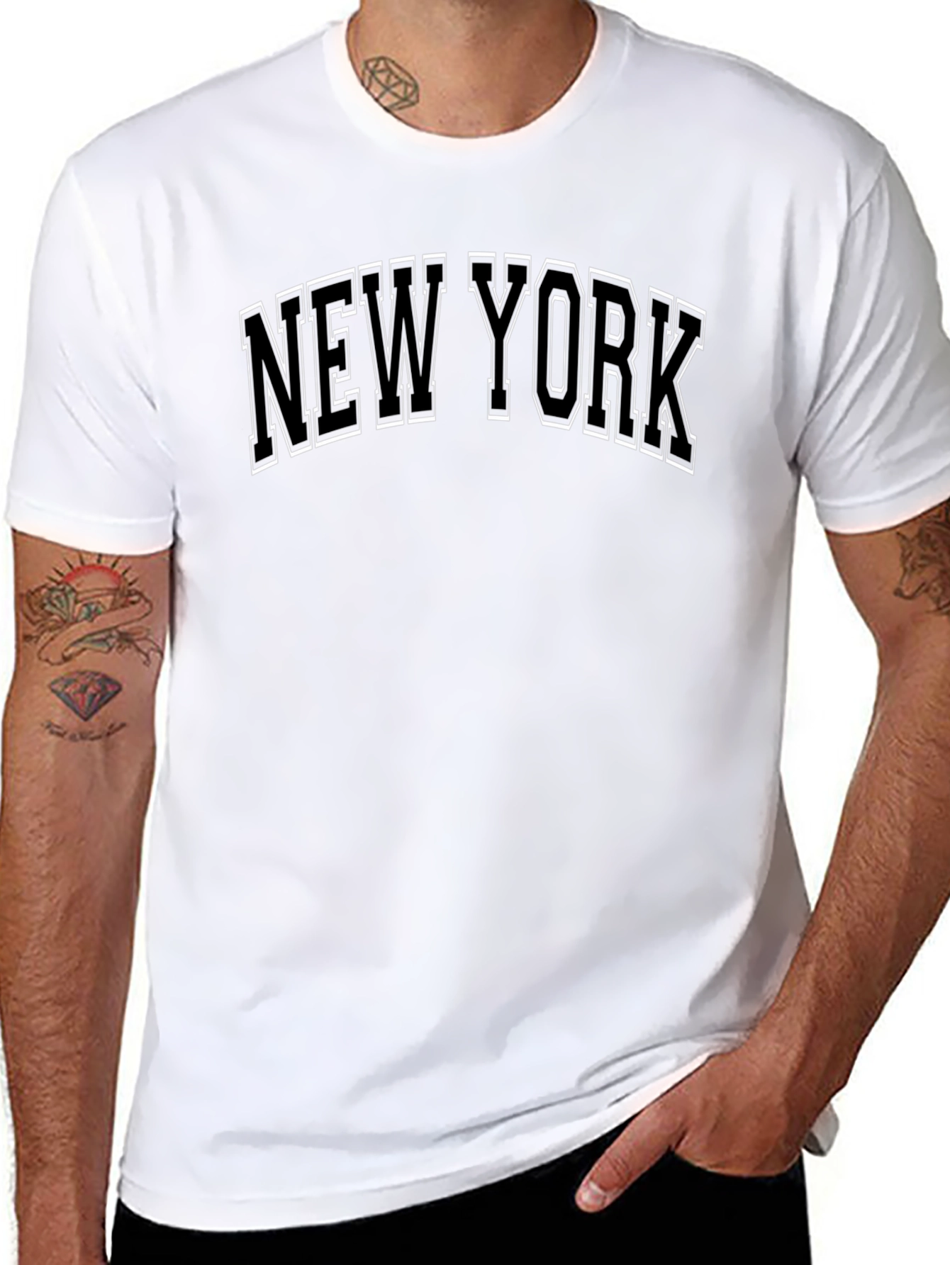 New York Graphic Black T-Shirt