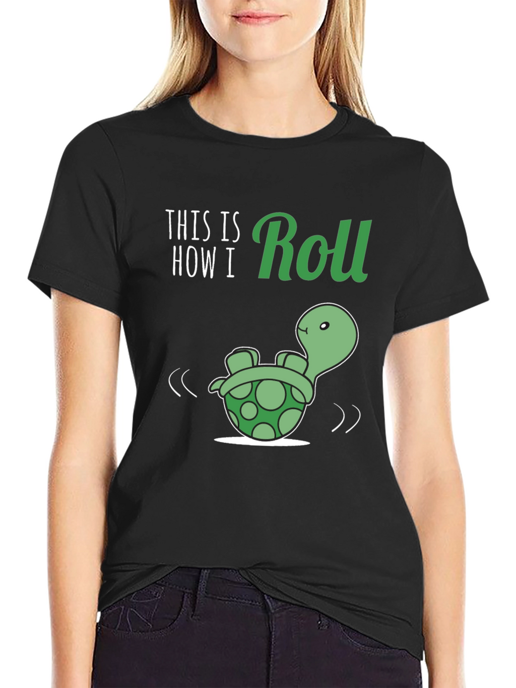 This is How I Roll Turtle Graphic T-Shirt