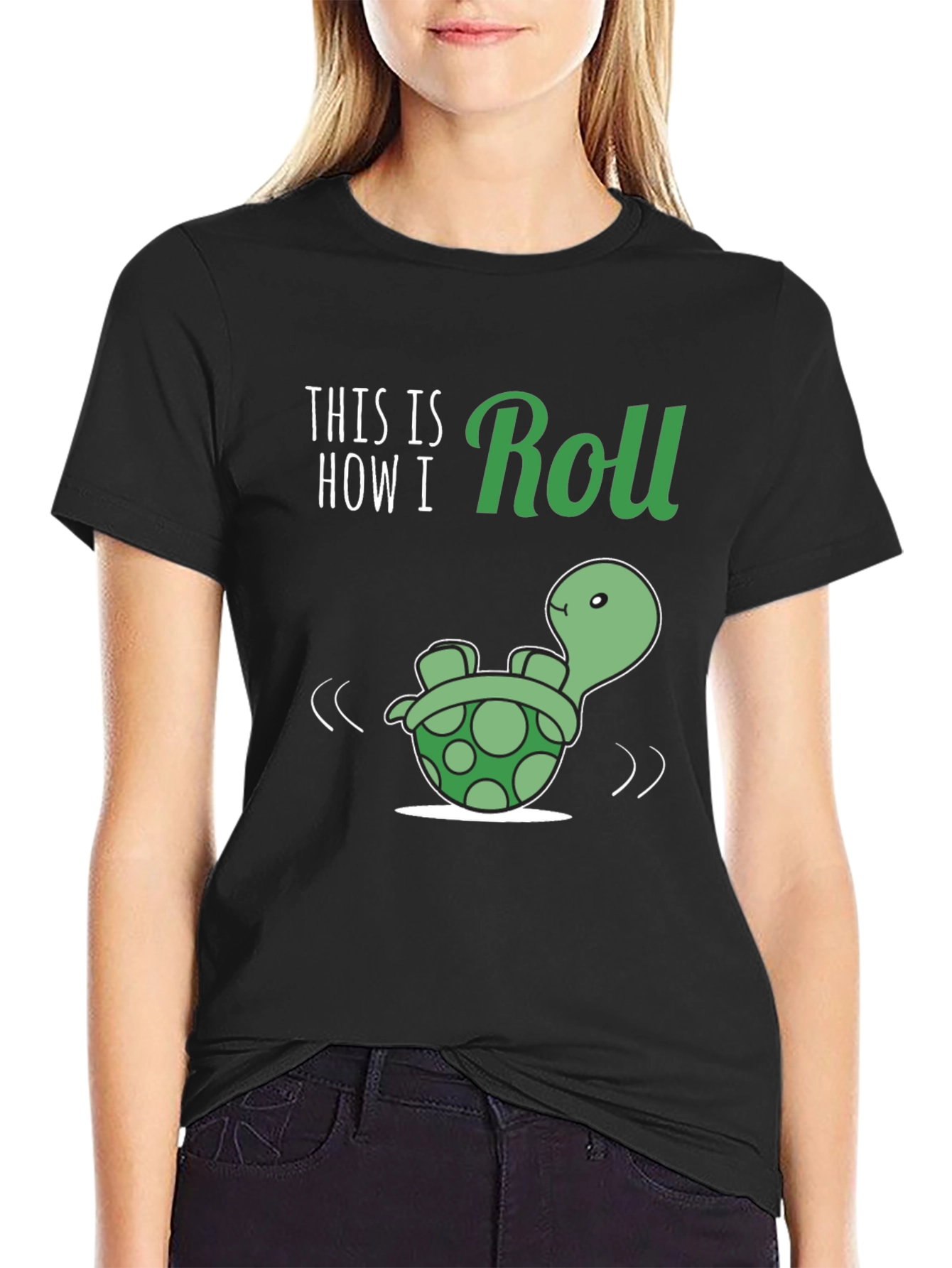 This is How I Roll Turtle Graphic T-Shirt