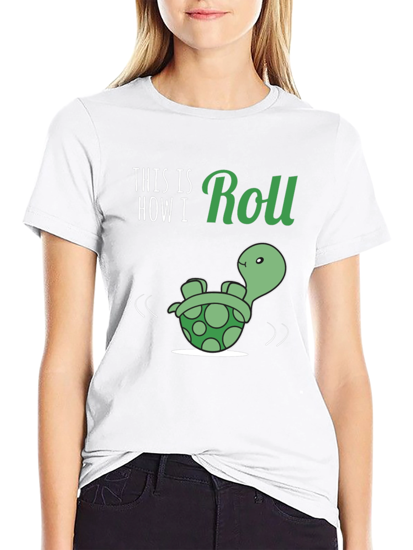 This is How I Roll Turtle Graphic T-Shirt