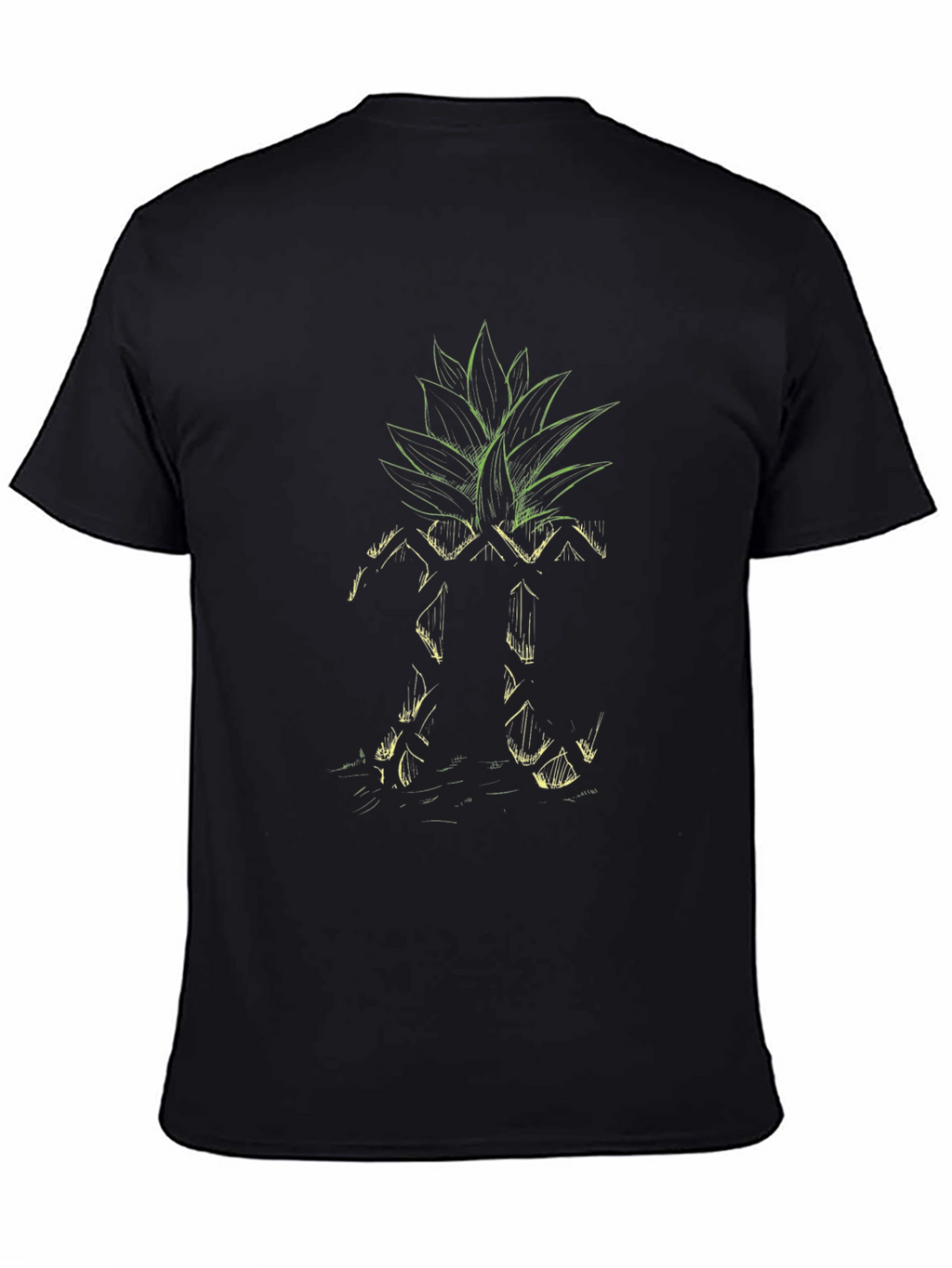 Pineapple Pi Black T-Shirt