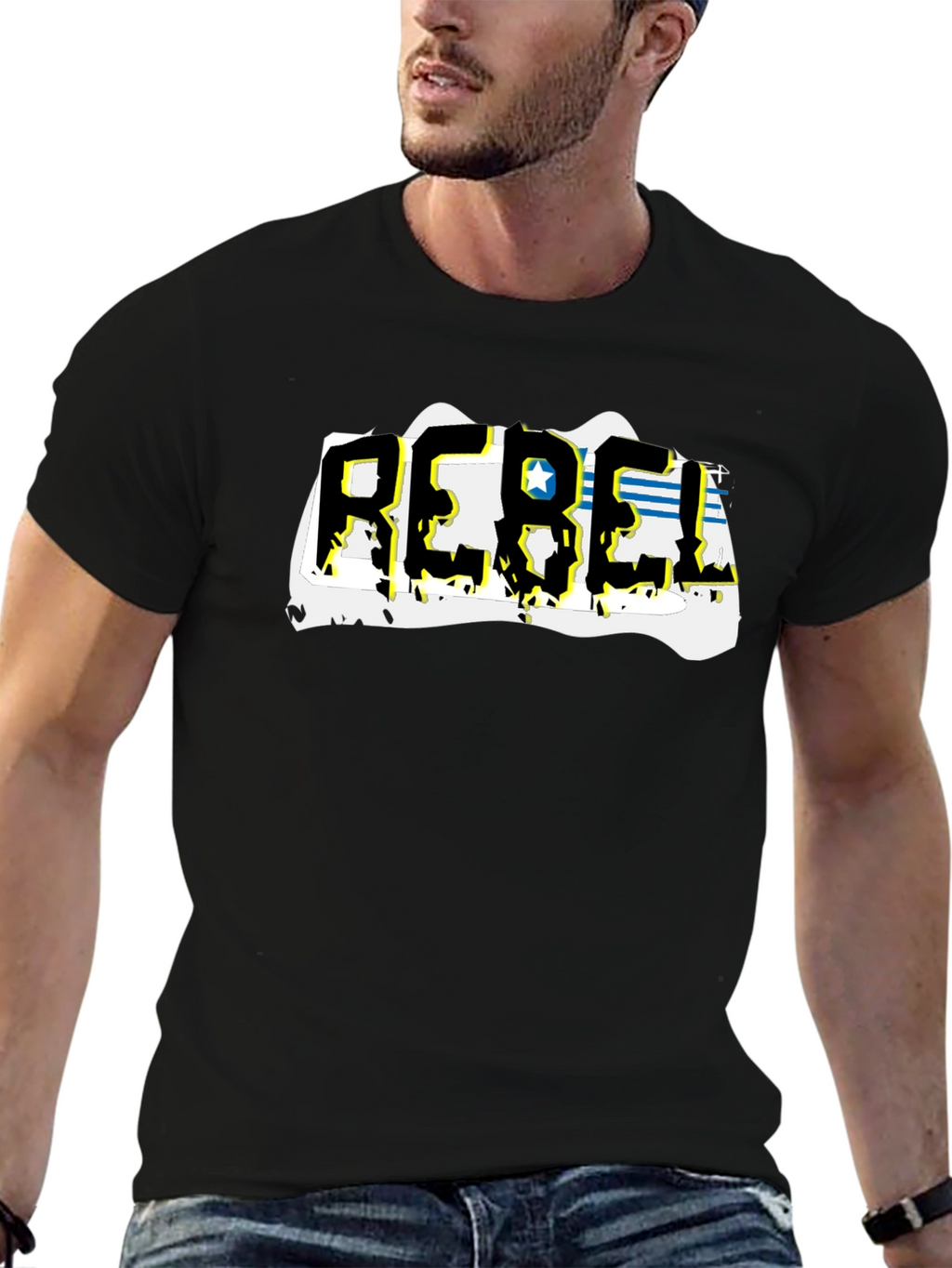 Rebel Graphic Print T-Shirt