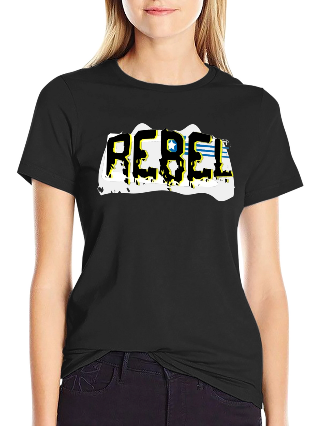Rebel Graphic Print T-Shirt