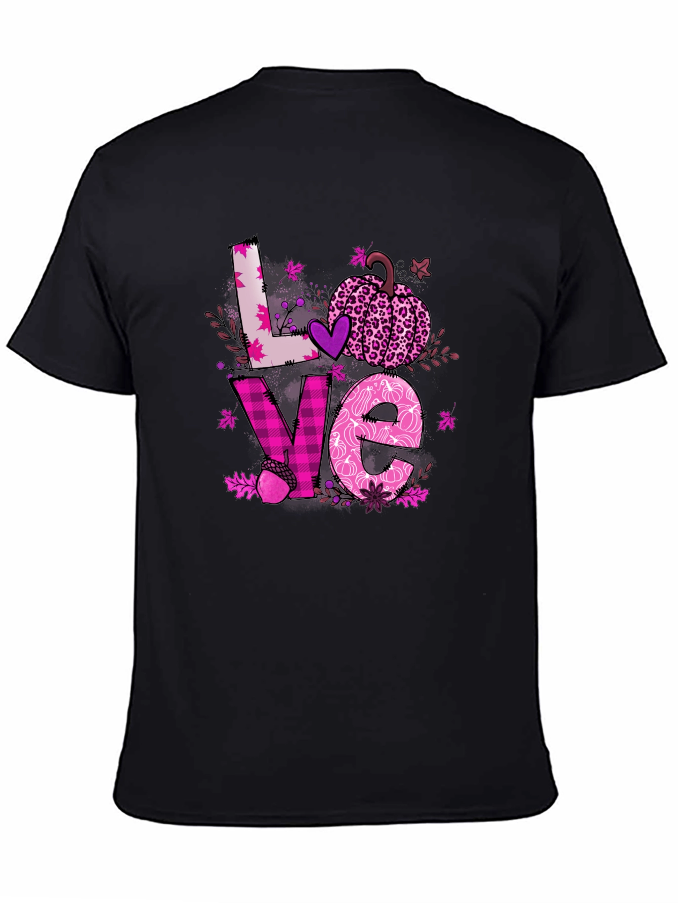 Fall Love Breast Cancer Awareness T-Shirt