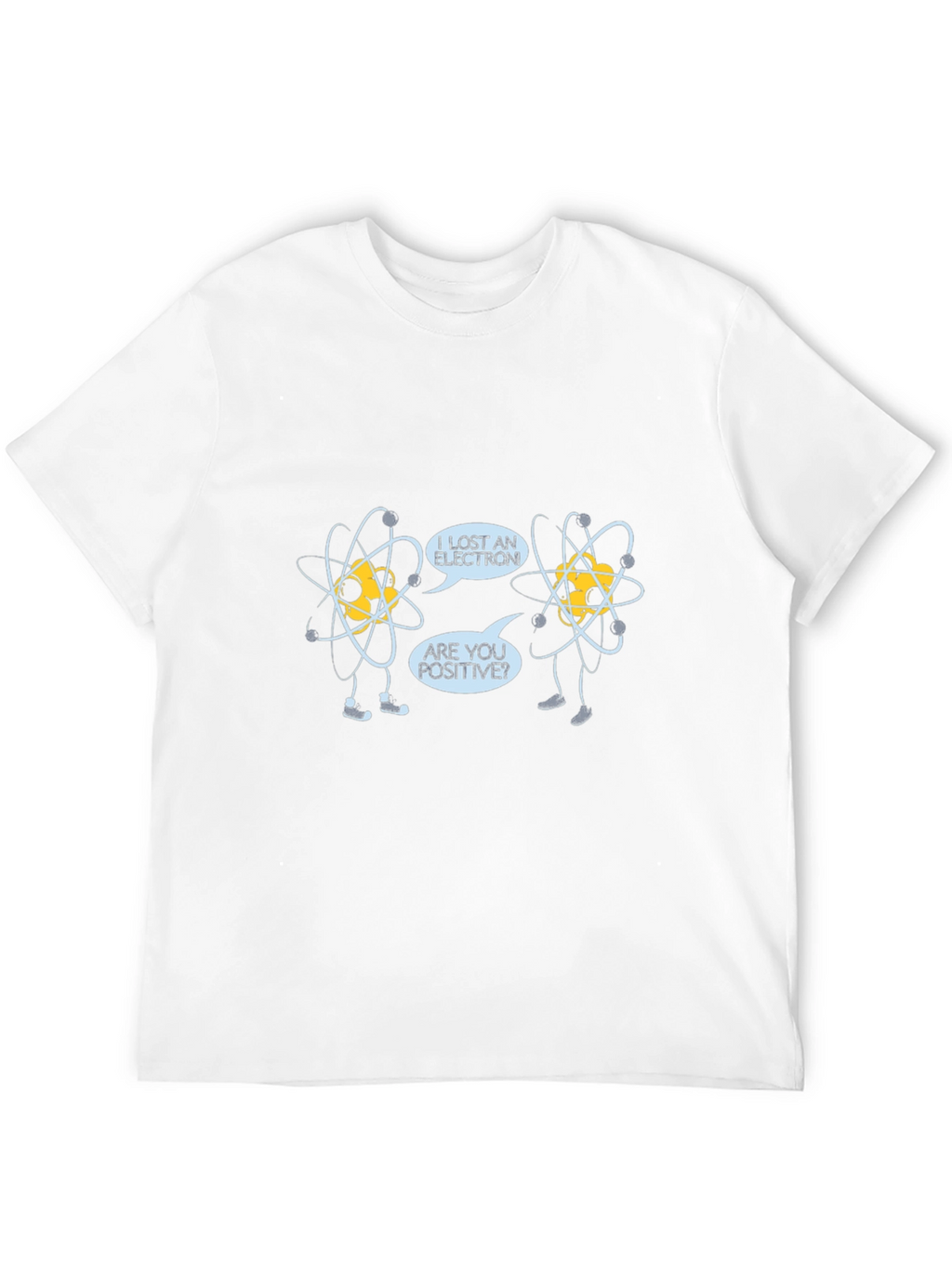 Funny Science Atom Humor Black T-Shirt