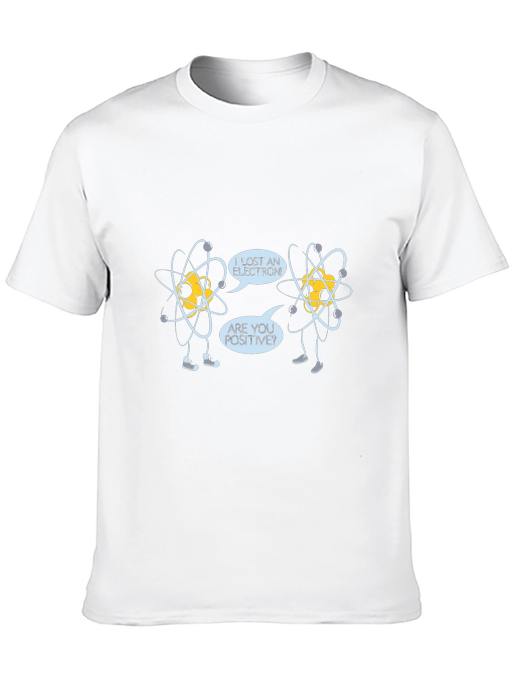 Funny Science Atom Humor Black T-Shirt