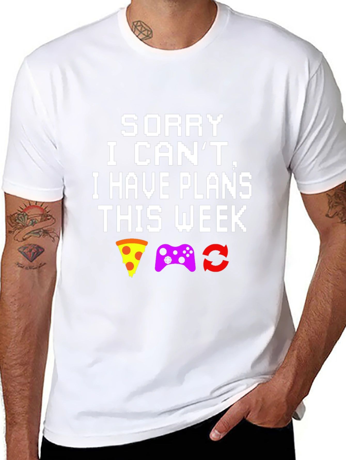 Gamers Busy Black T-Shirt