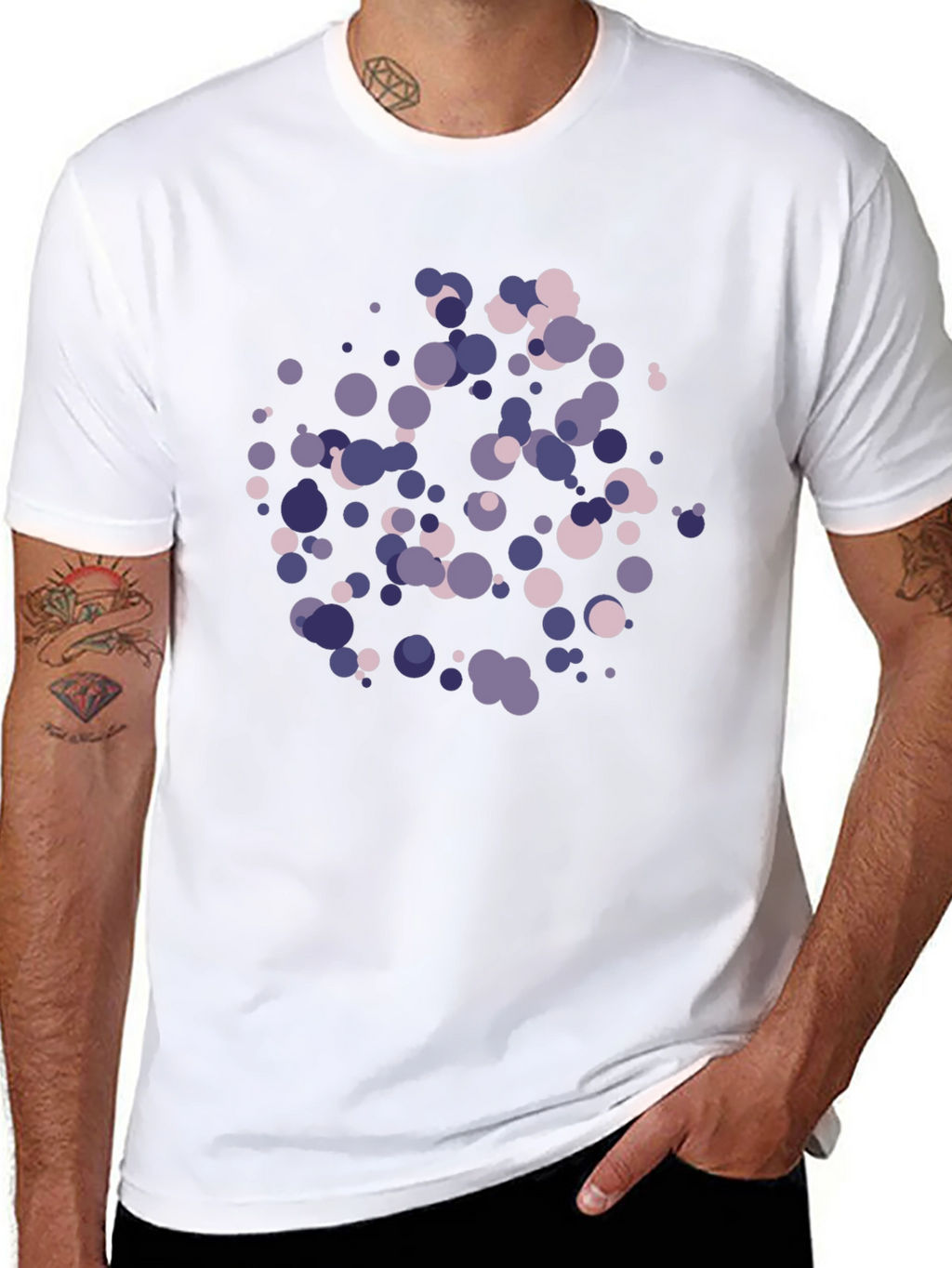Abstract Circles T-Shirt - Stylish & Comfortable