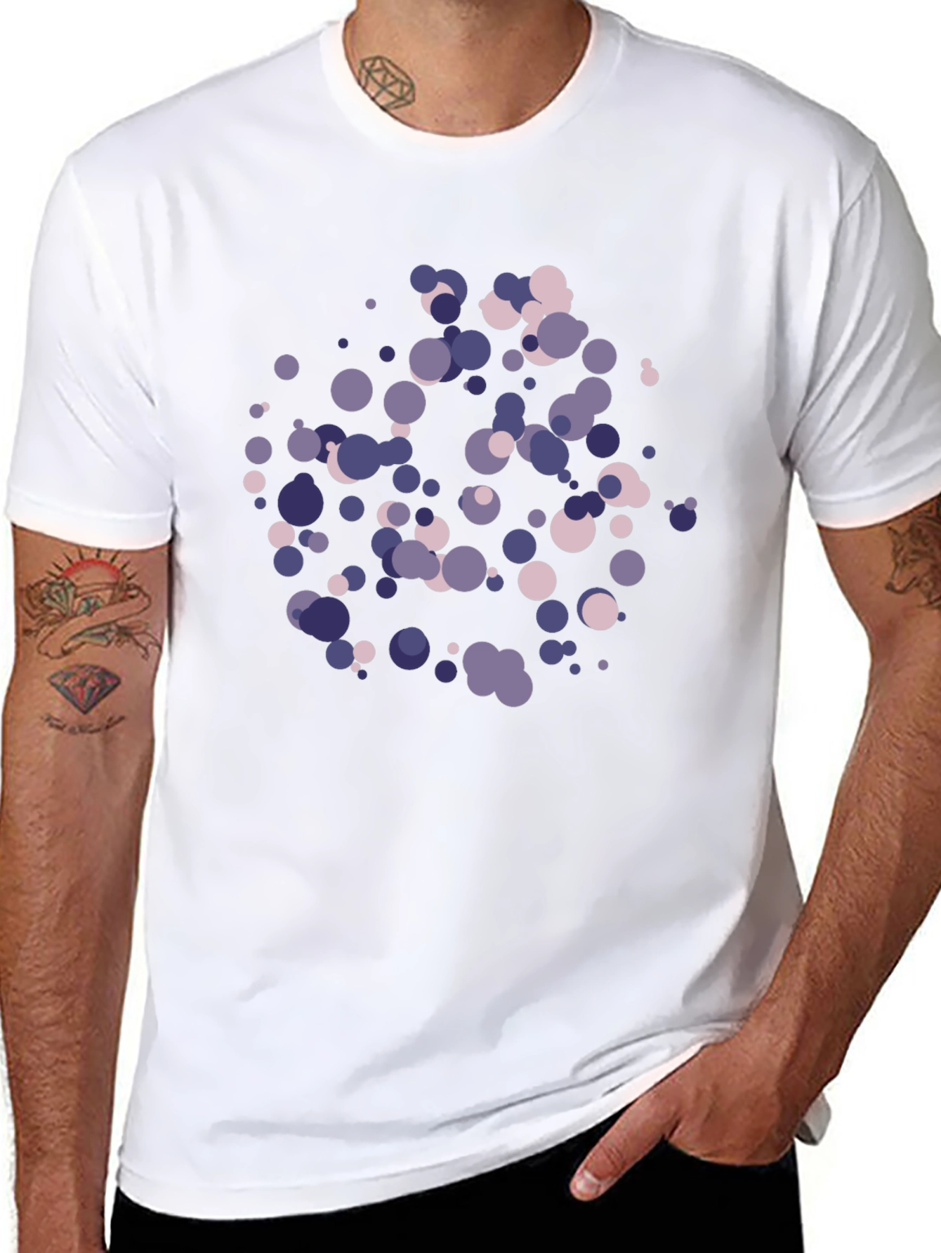 Abstract Circles T-Shirt - Stylish & Comfortable