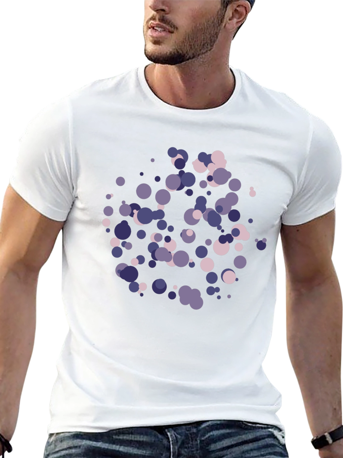Abstract Circles T-Shirt - Stylish & Comfortable