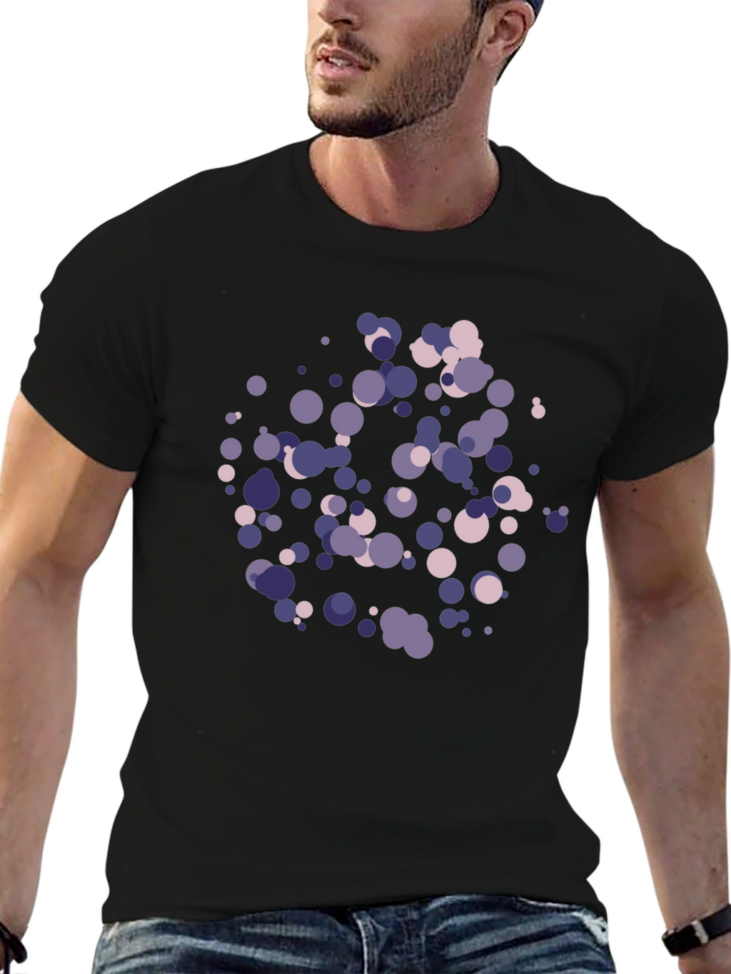 Abstract Circles T-Shirt - Stylish & Comfortable