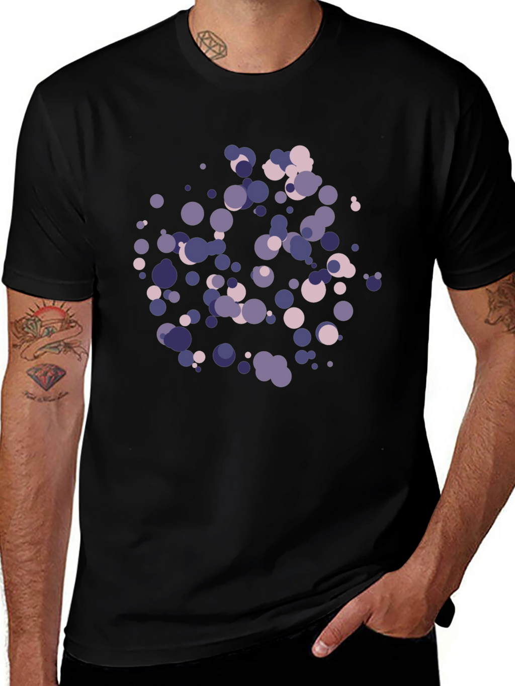 Abstract Circles T-Shirt - Stylish & Comfortable
