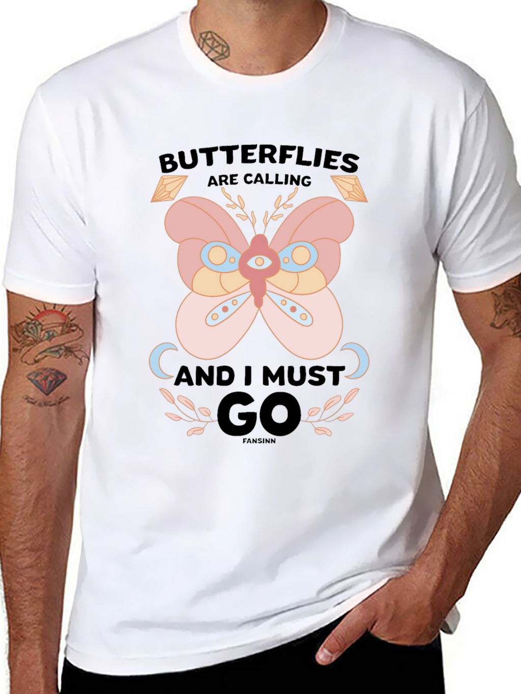 Butterfly Calling Graphic T-Shirt