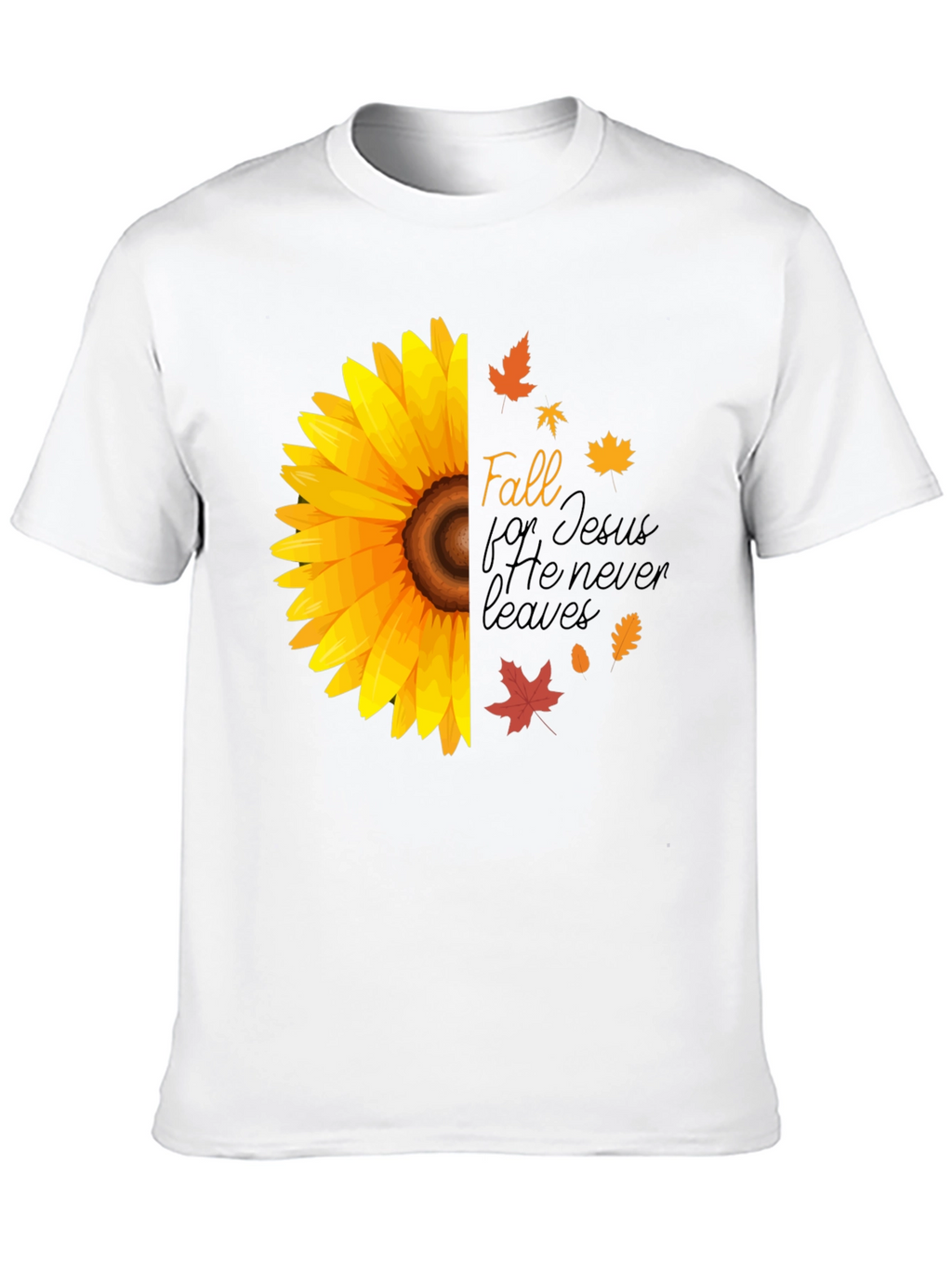 Fall for Jesus Sunflower Graphic Tee