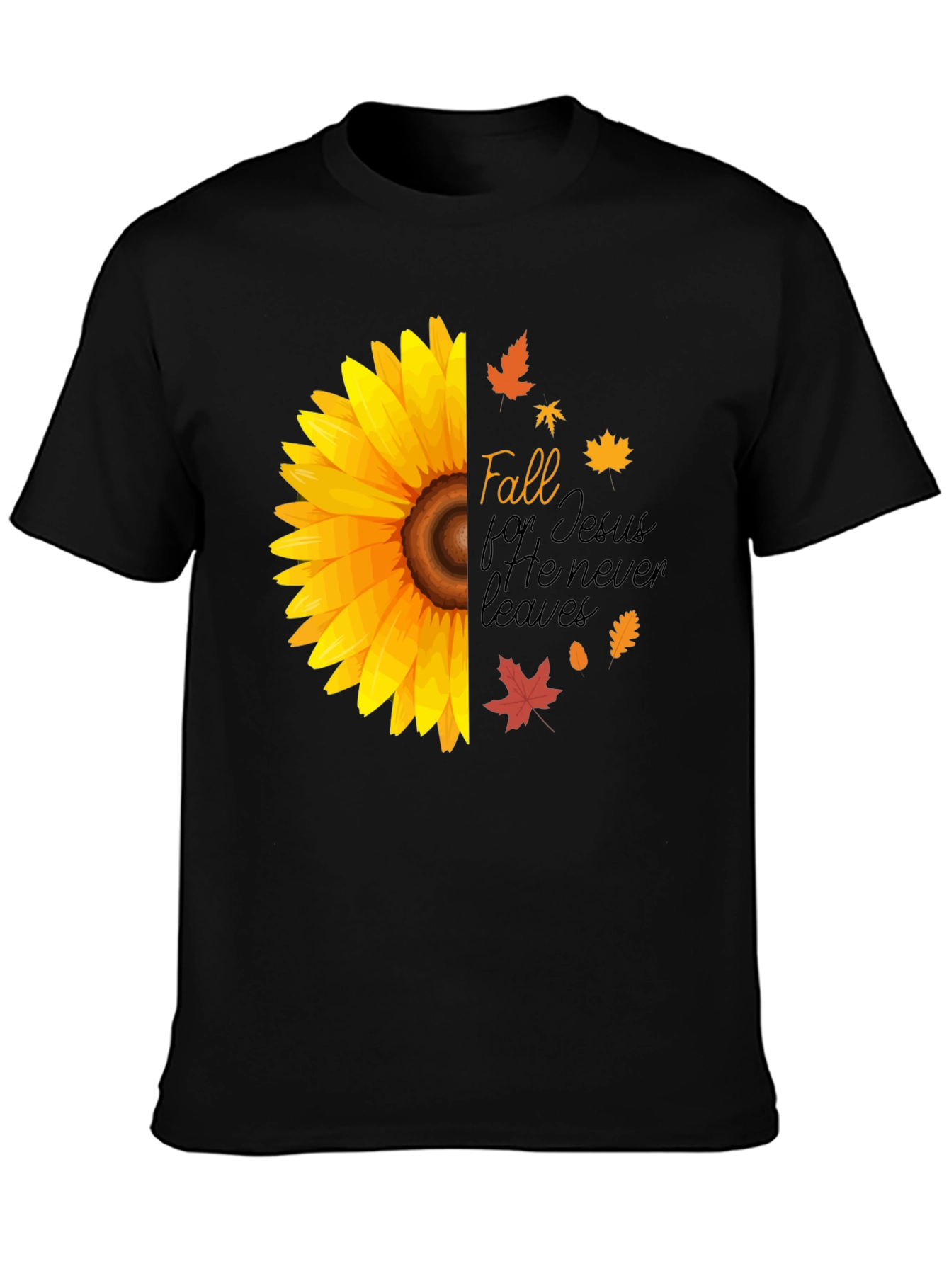 Fall for Jesus Sunflower Graphic Tee