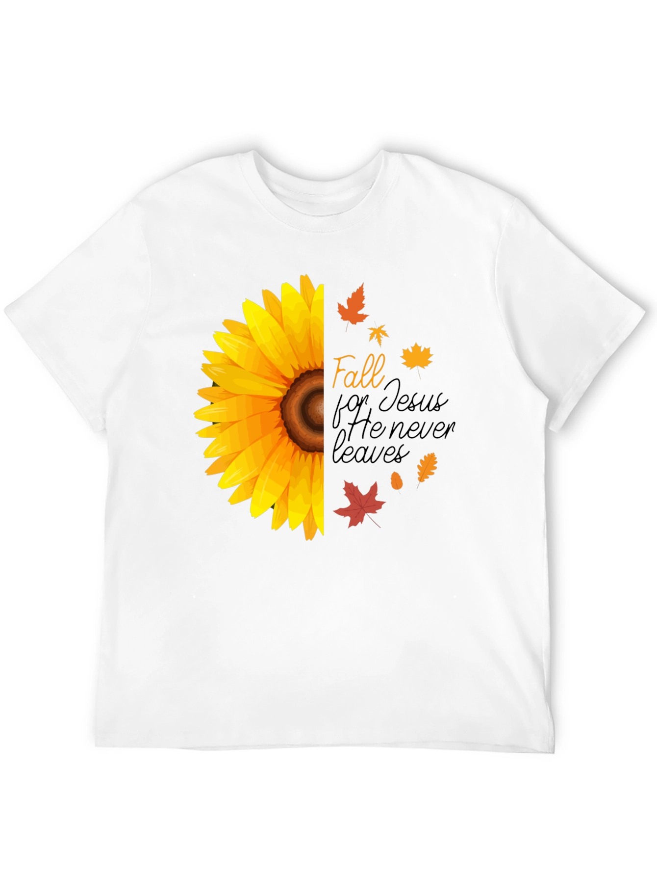 Fall for Jesus Sunflower Graphic Tee