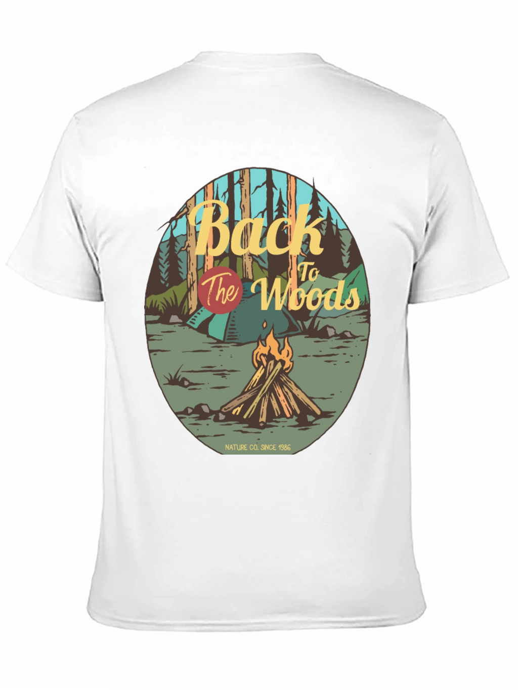 Back to the Woods Campfire Graphic Tee