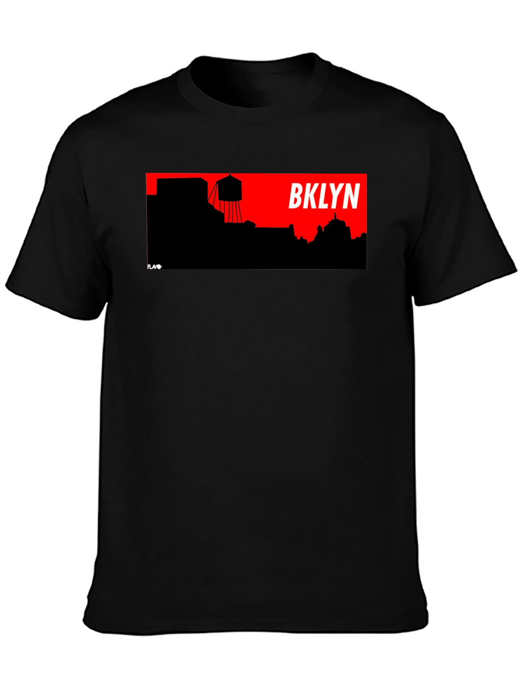 Brooklyn Skyline Graphic Tee - Black