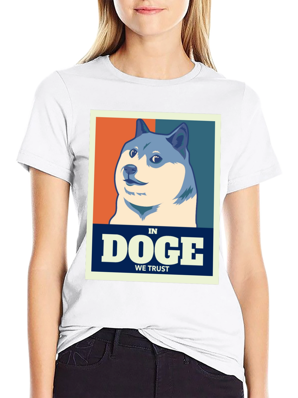 Doge In We Trust T-Shirt - Meme Coin Apparel