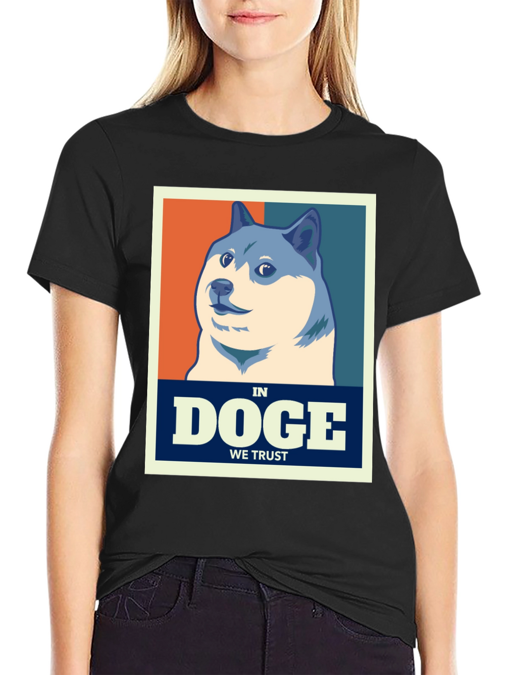 Doge In We Trust T-Shirt - Meme Coin Apparel